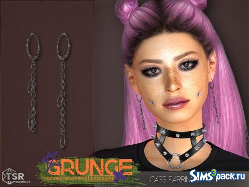 Серьги Grunge Cass от PlayersWonderland