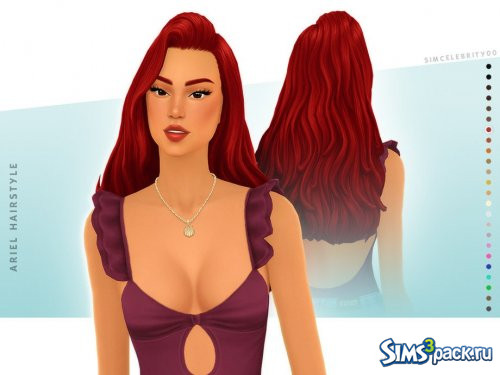 Прическа Ariel от simcelebrity00