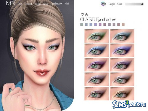 Тени для век Claire от Lisaminicatsims