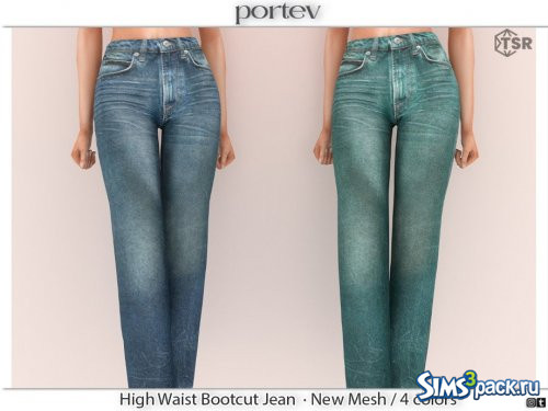 Джинсы High Waist Bootcut от portev