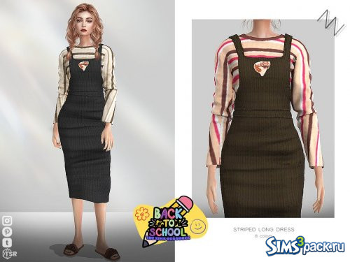 Сарафан STRIPED LONG от ZNsims