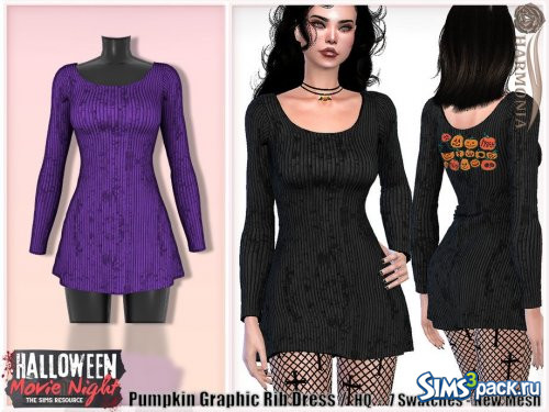 Платье Halloween - Pumpkin Graphic от Harmonia