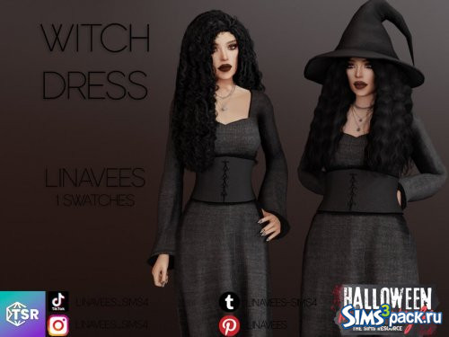 Платье HALLOWEEN WITCH от linavees